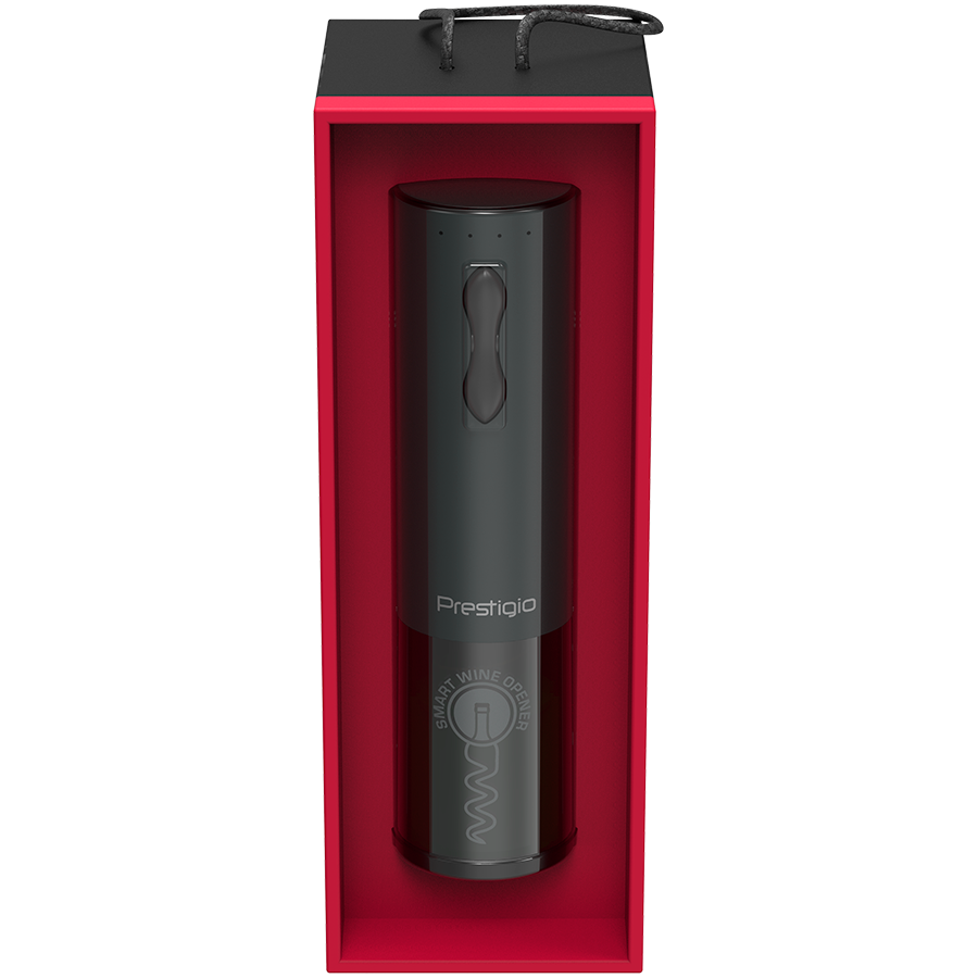 Bolsena, Electric wine opener with Prestigio Logo, aerator , vacuum preserver, Black color - Slika 8