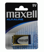 Maxell alkalna baterija 6LR61/9V Bloc