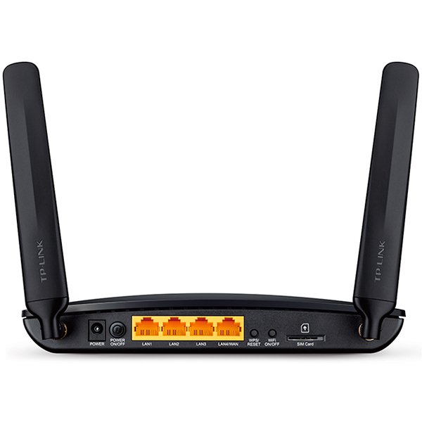 TP-LINK 300Mbps Wireless N 4G LTE Router with 4G LTE modem, LTE-FDD/LTE-TDD/DC-HSPA+/HSPA+/HSPA/UMTS/EDGE/GPRS/GSM, 3x10/100Mbps LAN ports, 1x10/100Mbps LAN/WAN port, 300Mbps / 2.4GHz, 802.11b/g/n, 2 Internal, 2 Fixed External WiFi Antennas - Slika 2