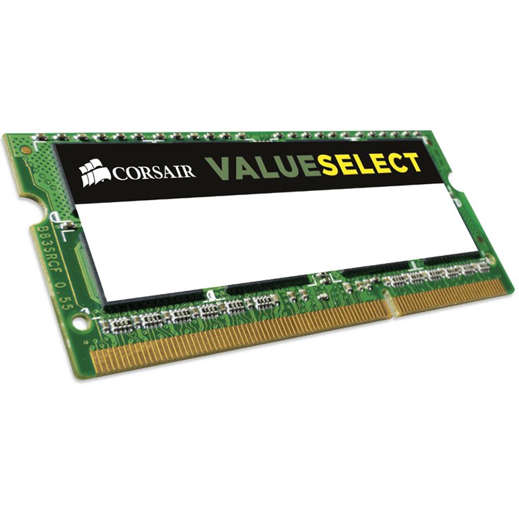 Corsair DDR3L, 1600MHz 4GB 1x204 SODIMM, Unbuffered, 11-11-11-28, 1.35/1.5V