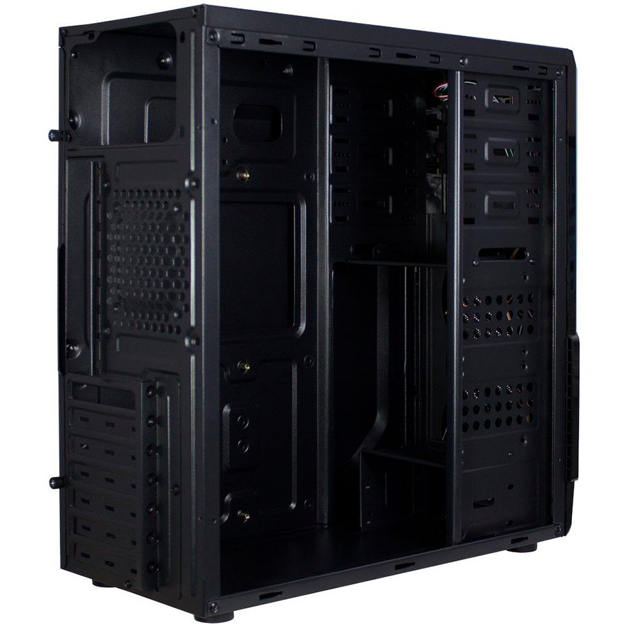 Chassis INTER-TECH B-42 Black Midi Tower, ATX, 2xUSB2.0, HD-audio, PSU optional - Slika 3