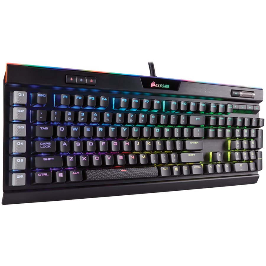 Corsair Gaming K95 RGB PLATINUM Mechanical Keyboard, Backlit RGB LED, Cherry MX Brown (US) - Slika 4