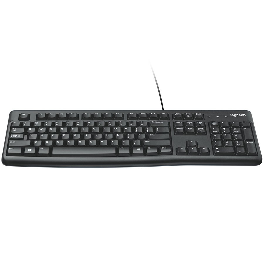 LOGITECH Corded Keyboard K120 - Business EMEA - Croatian layout - BLACK - Slika 3