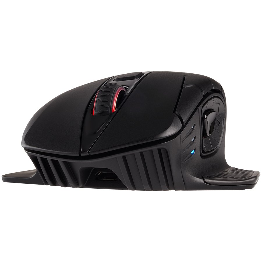 Corsair DARK CORE RGB PRO, Wireless FPS/MOBA Gaming Mouse with SLIPSTREAM Technology, Black, Backlit RGB LED, 18000 DPI, Optical (EU version) - Slika 3
