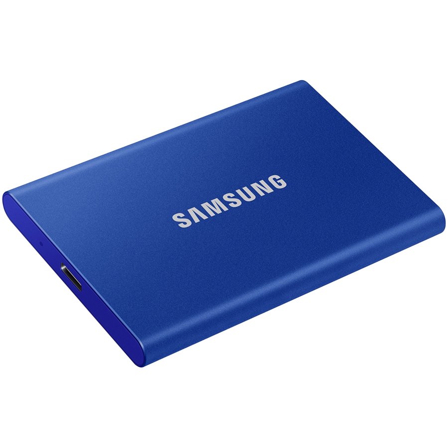 Samsung SSD T7 External 1TB, USB 3.2, 1050/1000 MB/s, included USB Type C-to-C and Type C-to-A cables, 3 yrs, indigo blue - Slika 3