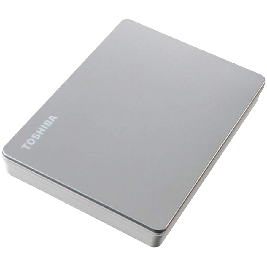 Toshiba External Hard Drive Canvio Flex (2.5'' 2TB, USB3.2 Gen 1, Silver)