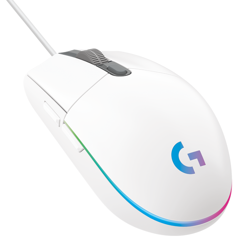 LOGITECH G102 LIGHTSYNC Corded Gaming Mouse - WHITE - USB - EER - Slika 2