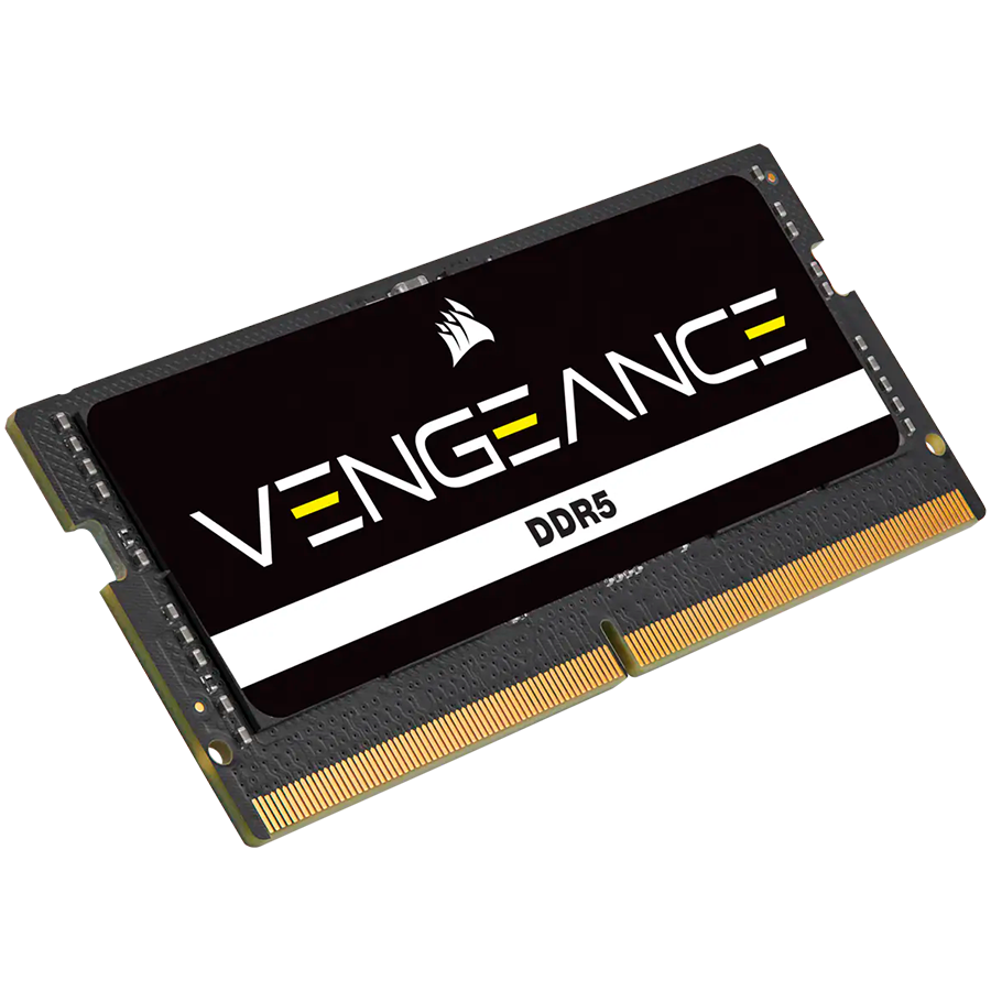CORSAIR DDR5, 4800MT/s 16GB 1x16GB SODIMM, 40-40-40-77, Black PCB, Std PMIC, 1.1V, VENGEANCE DDR5 SODIM - Slika 2