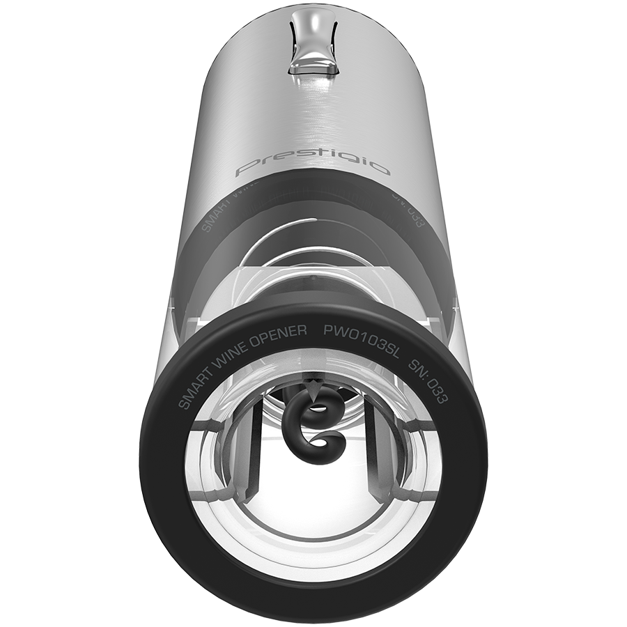 Nemi, Electric wine opener, aerator, vacuum preserver, Silver color - Slika 5