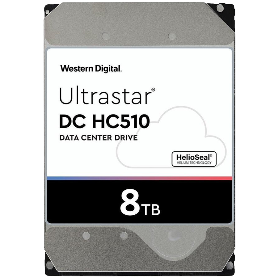 HDD Server WD/HGST ULTRASTAR DC HC510 (3.5’’, 8TB, 256MB, 7200 RPM, SAS 12Gb/s, 4KN SE), SKU: 0F27408
