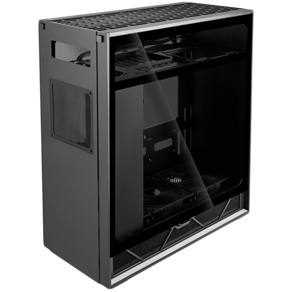 SILVERSTONE SilverStone ALTA F1 Midi-Tower Stack Effect Gaming Computer ...