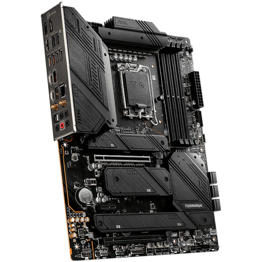 MSI Mainboard Desktop MAG Z790 TOMAHAWK WIFI (LGA 1700, 4x DDR5 max. 128GB, 2x PCI-E x16x16, 1x PCI-E x1, 4x M.2 4.0, 7x SATA, 4x USB 3.2 Gen1, 4x USB 3.2 Gen2 1x USB Type-C 3.2 Gen2, 1x HDMI, 1x DP, 2.5Gbps LAN, Wi-Fi 6E, ATX, Retail) - Slika 2
