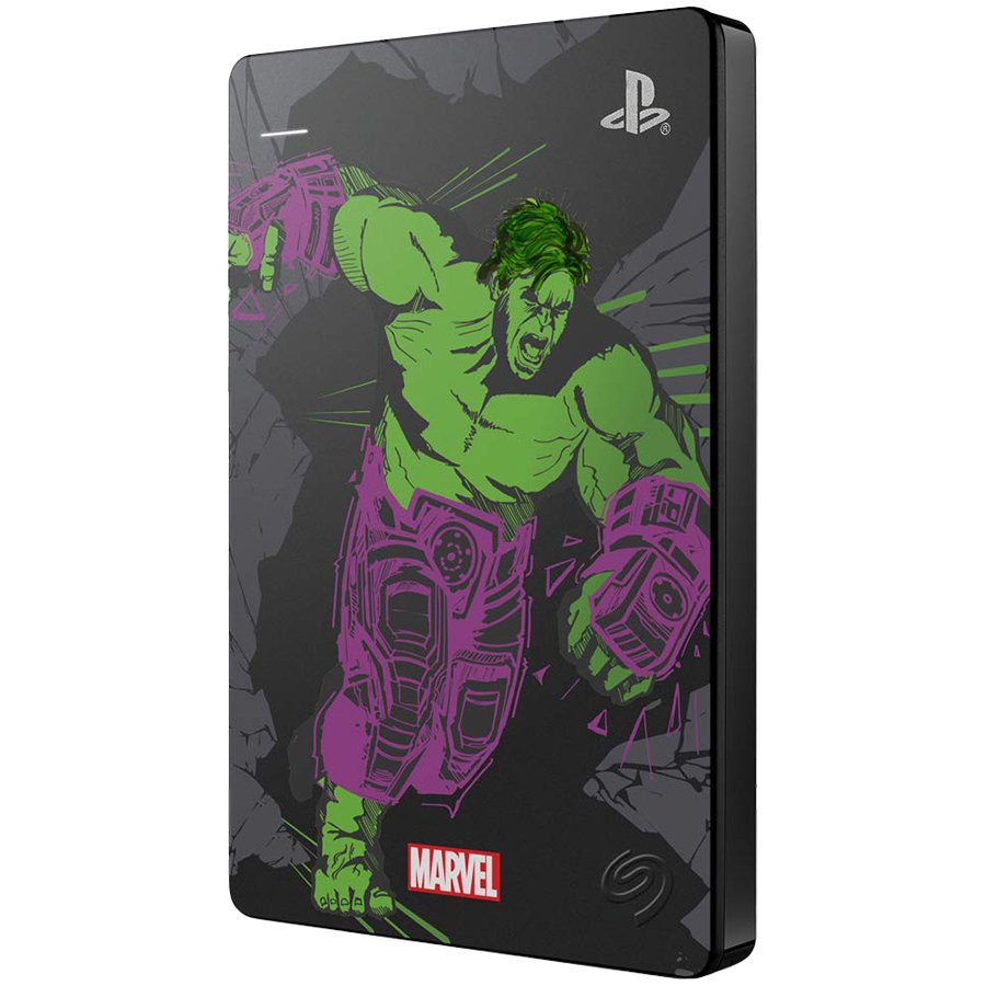 SEAGATE HDD External PS4 Marvel‘s Avengers Limited Edition - Hulk (2.5'/2TB/USB 3.0) Metallic Gray