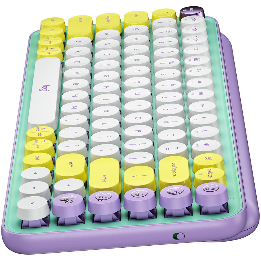 LOGITECH POP Keys Bluetooth Mechanical Keyboard - DAYDREAM MINT - US INT'L - Slika 5