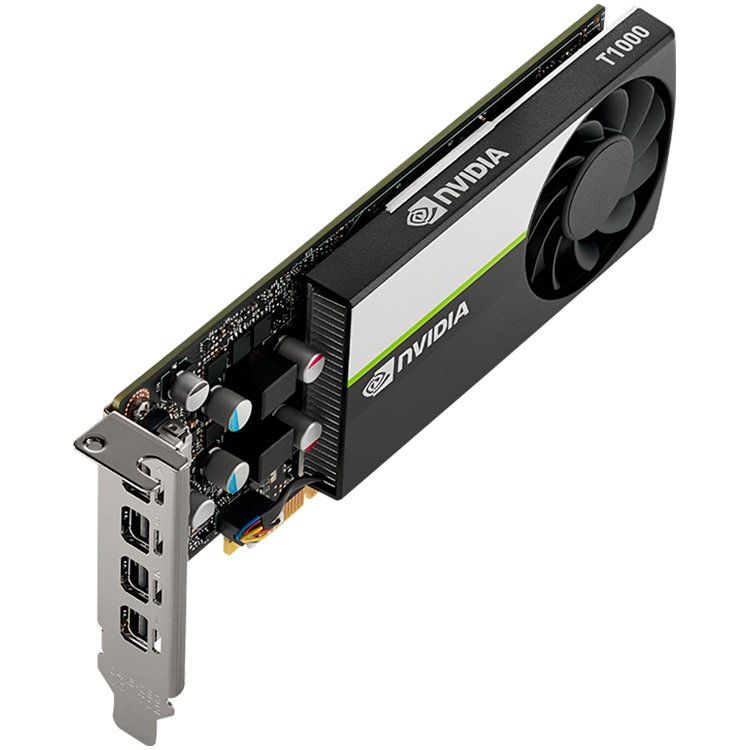 PNY NVIDIA T1000 4GB LowProfile, PCI-Express 3.0 x16, LP, 4 GB GDDR6 128-bit, 4x Mini DP 1.4, 1x LP bracket - Slika 2