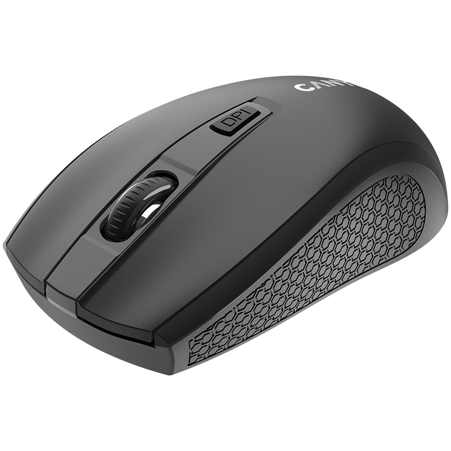 CANYON MW-7, 2.4Ghz wireless mouse, 6 buttons, DPI 800/1200/1600, with 1 AA battery ,size 110*60*37mm,58g,black - Slika 2