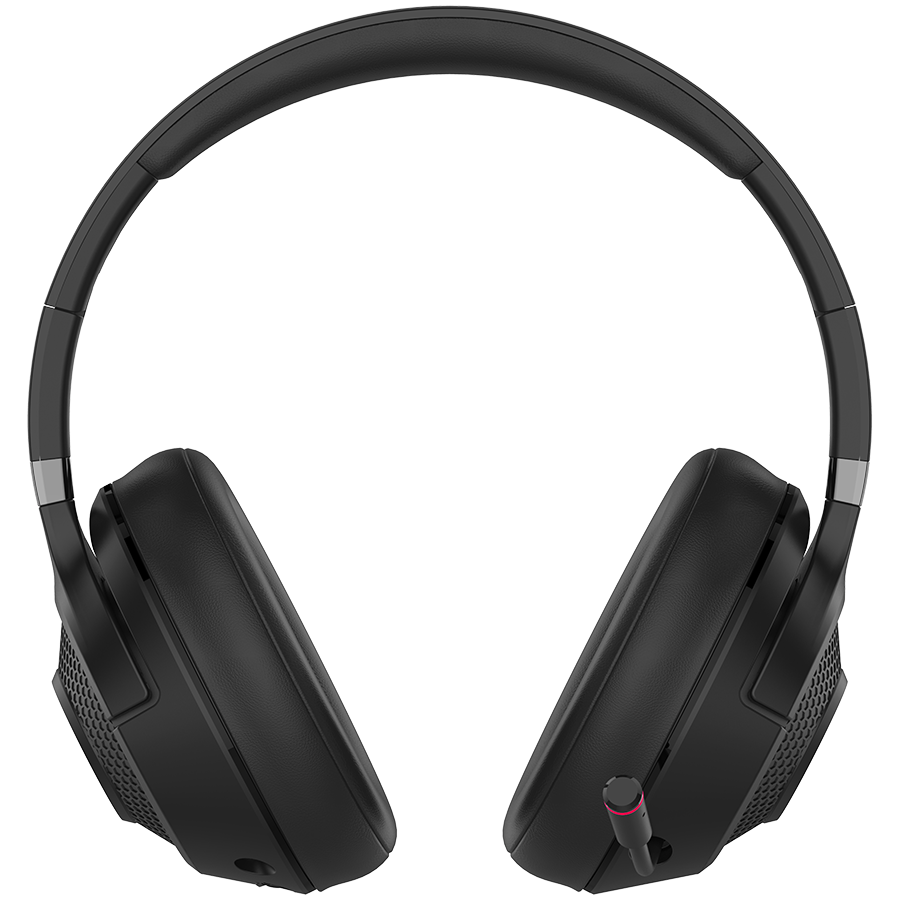 LORGAR Noah 501, gaming bluetooth headset with microphone, BT 5.3 JL7006, battery 1000mAh, type-C charging cable 0.8m, audio cable 1.5m, size:195*185*80mm, 0.28kg. Black - Slika 3