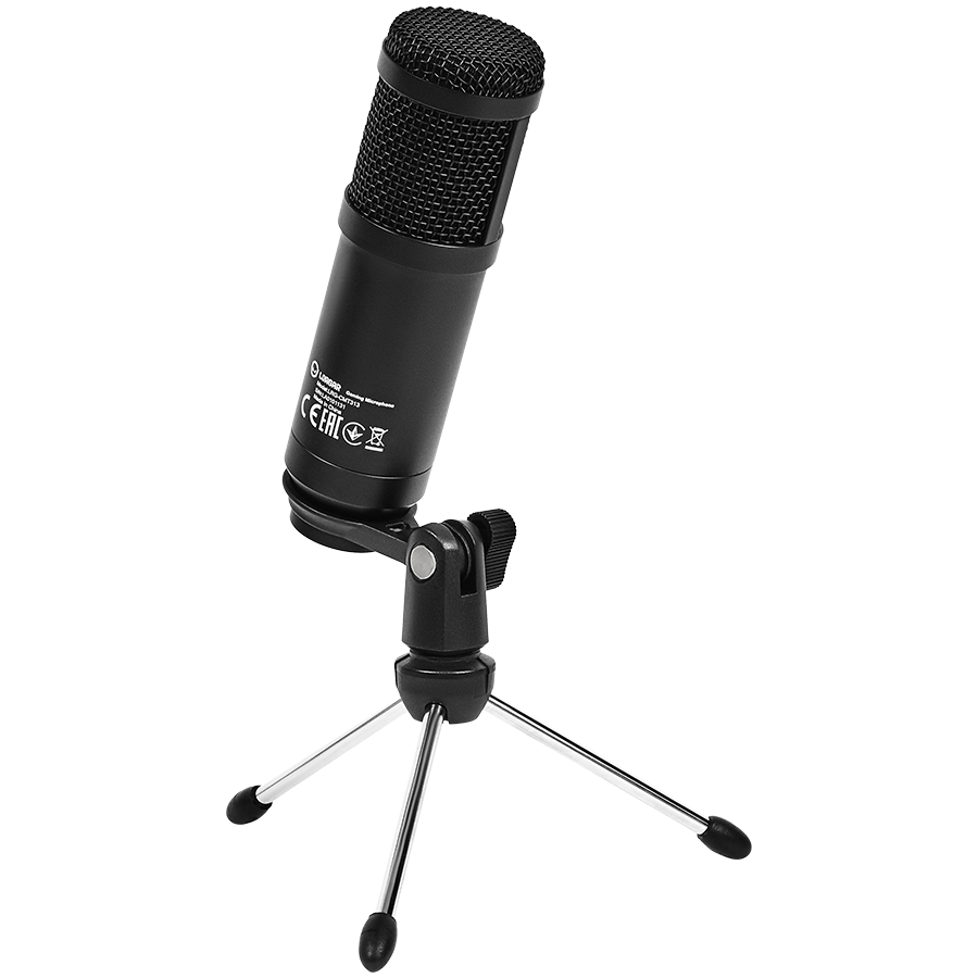 LORGAR Soner 313, Gaming Microphone, USB condenser microphone with Volume Knob & Echo Knob, Frequency Response: 80 Hz—17 kHz, including 1x Microphone, 1 x 2.5M USB Cable, 1 x Tripod Stand, dimensions: Ø47.4*158.2*48.1mm, weight: 243.0g, Black - Slika 3