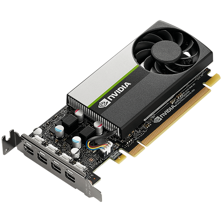 PNY NVIDIA T1000 8GB LowProfile, PCI-Express 3.0 x16, LP, 8 GB GDDR6 128-bit, 4x Mini DP 1.4, 1x LP bracket