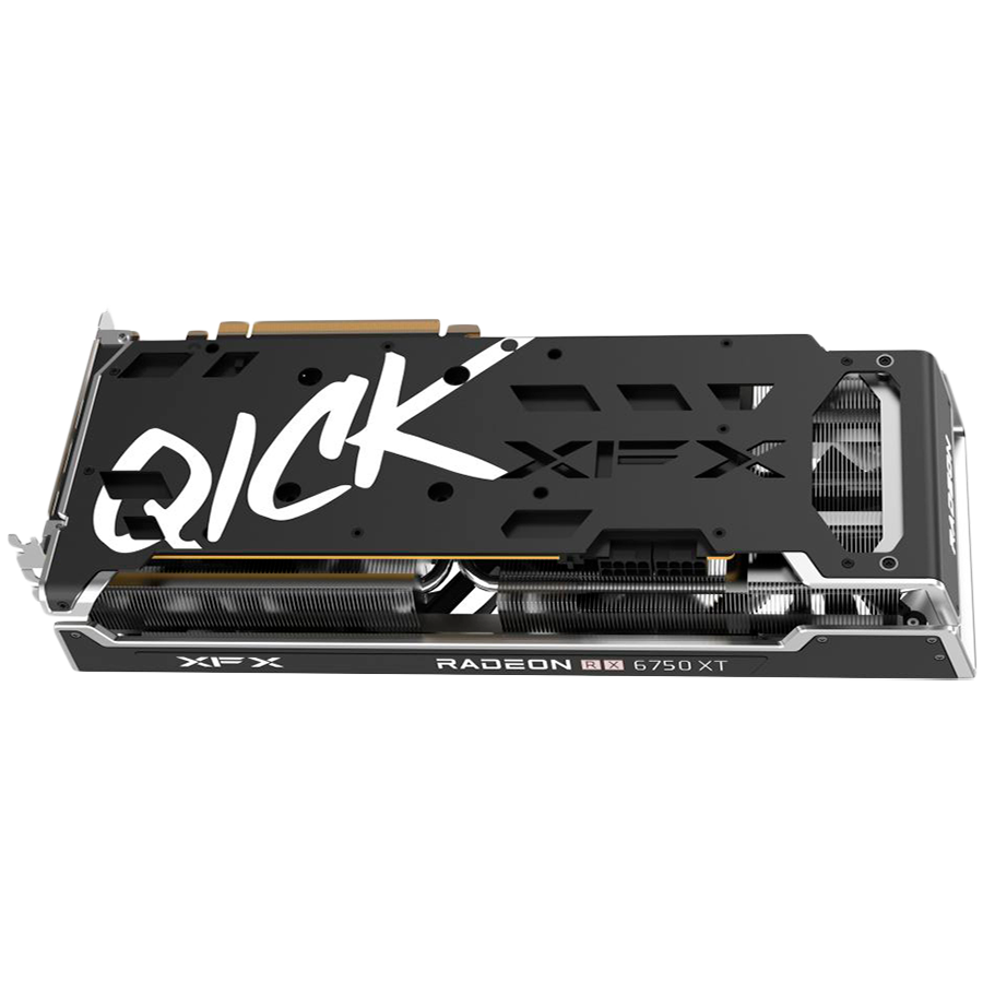 XFX AMD Video Card Radeon RX-6750XT Qick 12GB GDDR6 192bit, 2600MHz / 16Gbps, 3xDP, 1x HDMI, 3 fan, 2.6 slot - Slika 4