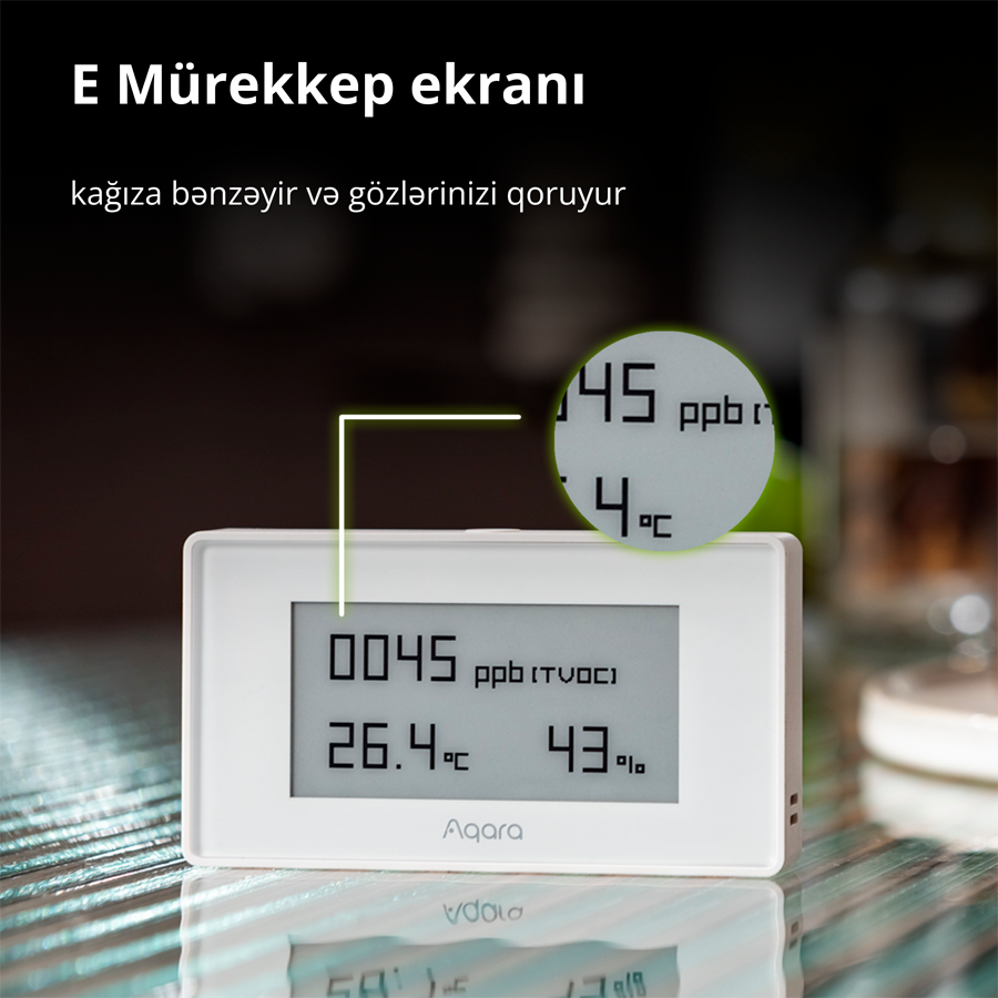 Aqara TVOC Air Quality Monitor: Model No: AAQS-S01; SKU: AS029GLW02 - Slika 32