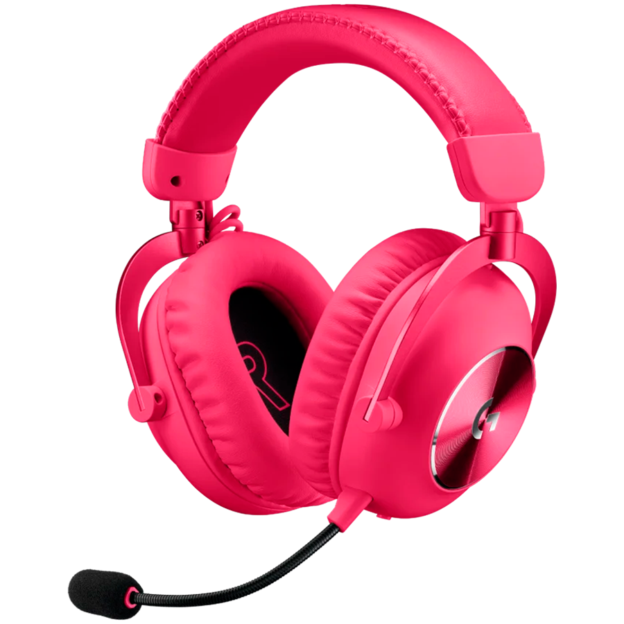 LOGITECH G PRO X2 LIGHTSPEED Wireless Gaming Headset - Blue Mic - MAGENTA - Slika 2