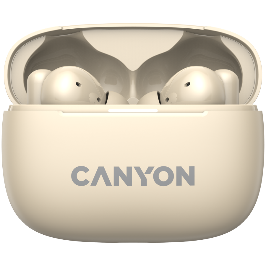 CANYON headset OnGo TWS-10 ANC+ENC Beige - Slika 2