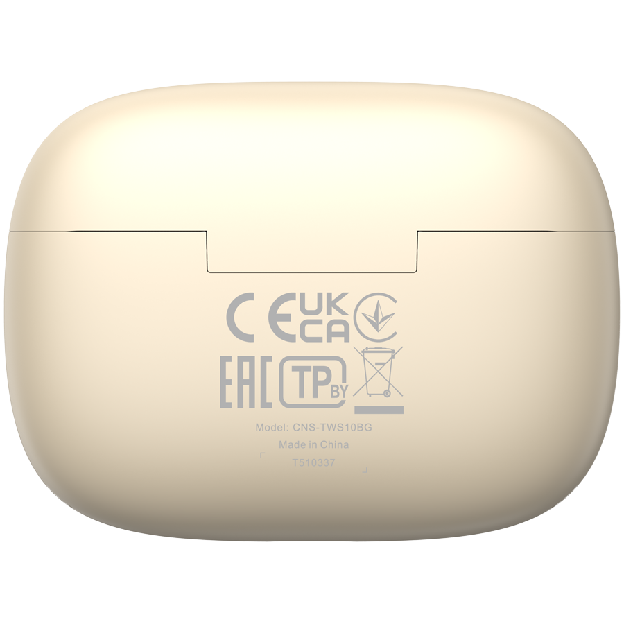 CANYON headset OnGo TWS-10 ANC+ENC Beige - Slika 7