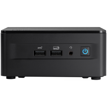 ASUS NUC 13 Pro Kit NUC13ANHi3, Core i3-1315U Processor, 4xUSB, M.2 22x80 NVMe; 22x42 SATA, 2.5'' SATA slot, 2,5Gbe LAN, 2xHDMI, 2x Thunderbolt 4 (USB-C+DP), no cord, single unit, EAN:5032037267762