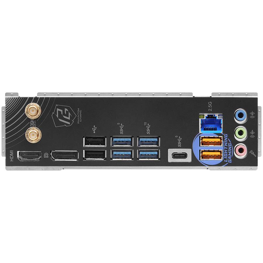 ASROCK MB Desktop Z790 Riptide Wi-Fi S1700, 4x DDR5, 1x PCIe 5.0 x16, 1x PCIe 4.0 x16, 1x PCIe 3.0 x1, 1x Blazing M.2, 4x Hyper M.2, 8x SATA3, 2x USB-C, 8x USB 3.2, 6x USB 2.0, 1x RJ-45 2.5GB, 802.11ax Wi-Fi 7 + Bluetooth 5.4, 1x HDMI, 1x DP 1.4, ATX - Slika 3