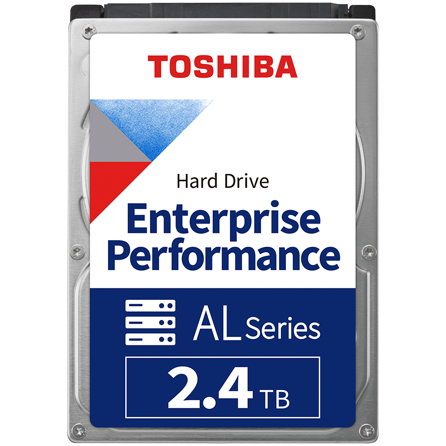 HDD Server Enterprise TOSHIBA 2.4TB AL15SE CMR 4Kn (2.5'', 128MB, 10.500 RPM, SAS 12Gbps) SKU: HDEBL20JAA51F