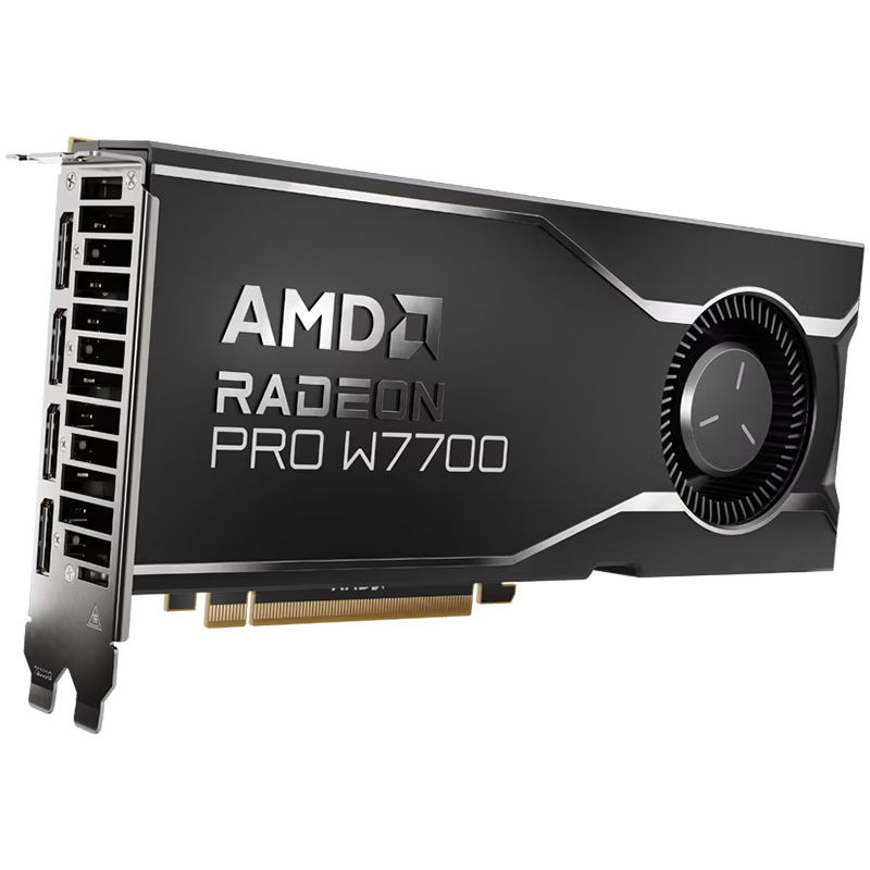 AMD Radeon PRO W7700 16GB GDDR6 256bit, 56.54TFLOPS, 18Gbps, 4x DP 2.1, Blower