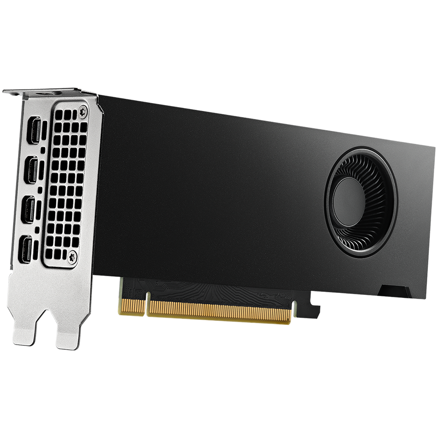 PNY NVIDIA RTX 4000 Ada Generation OEM Version, PCI-Express x16 Gen 4.0, Single Slot, 20 GB GDDR6 ECC 160-bit, HDCP 2.2 and HDMI 2.0 support with opt. adapter