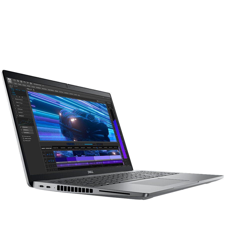 Dell Mobile Precision 3591,15.6" FHD (1920x1080),Intel Core Ultra 7 155H vPro (24MB, 16C/22T, 4.8GHz),32GB (1x32GB) DDR5 5600MT/s,M.2 1TB PCIe,NVIDIA RTX 1000 6GB,WiFi,BT,HDMI,2xTHB4,2xUSB-A,RJ-45,FHD Cam,Mic,Backlit kb,Win11Pro,3Y PS NBD - Slika 2