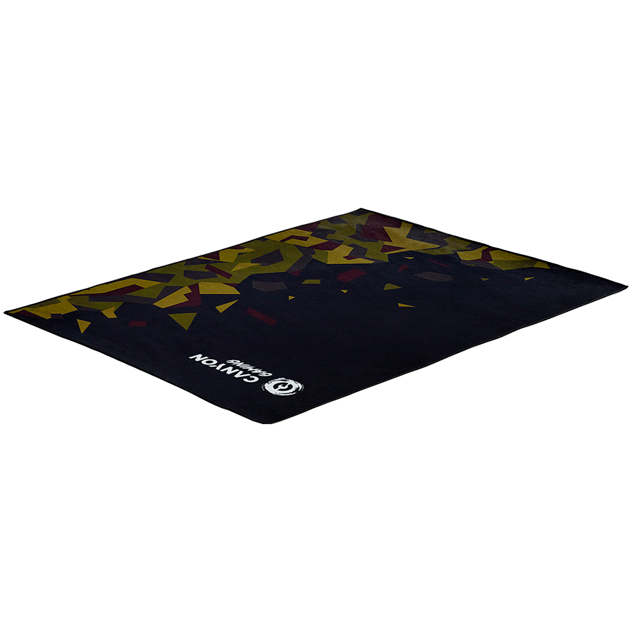 CANYON FM-02, floor mat for gaming chair lower side:antislip basedurable polyester fabricSize: 100x130cmColor: Black+camouflage pattern - Slika 2