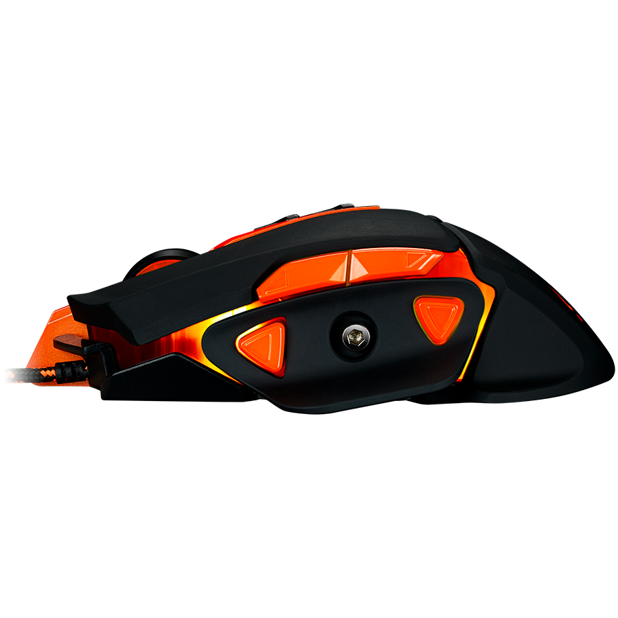 CANYON Optical gaming mouse, adjustable DPI setting 800/1000/1200/1600/2400/3200/4800/6400, LED backlight, moveable weight slot and retractable top cover for comfortable usage - Slika 3