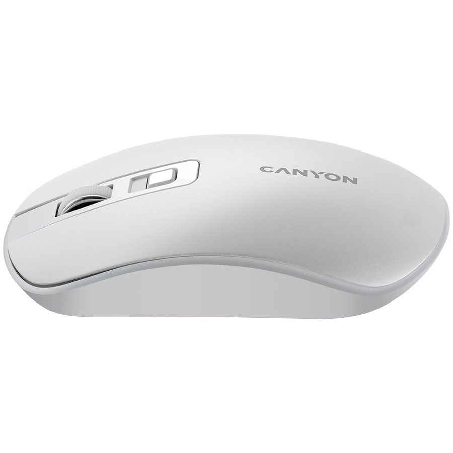 CANYON mouse MW-18 Wireless Charge Pearl White - Slika 2