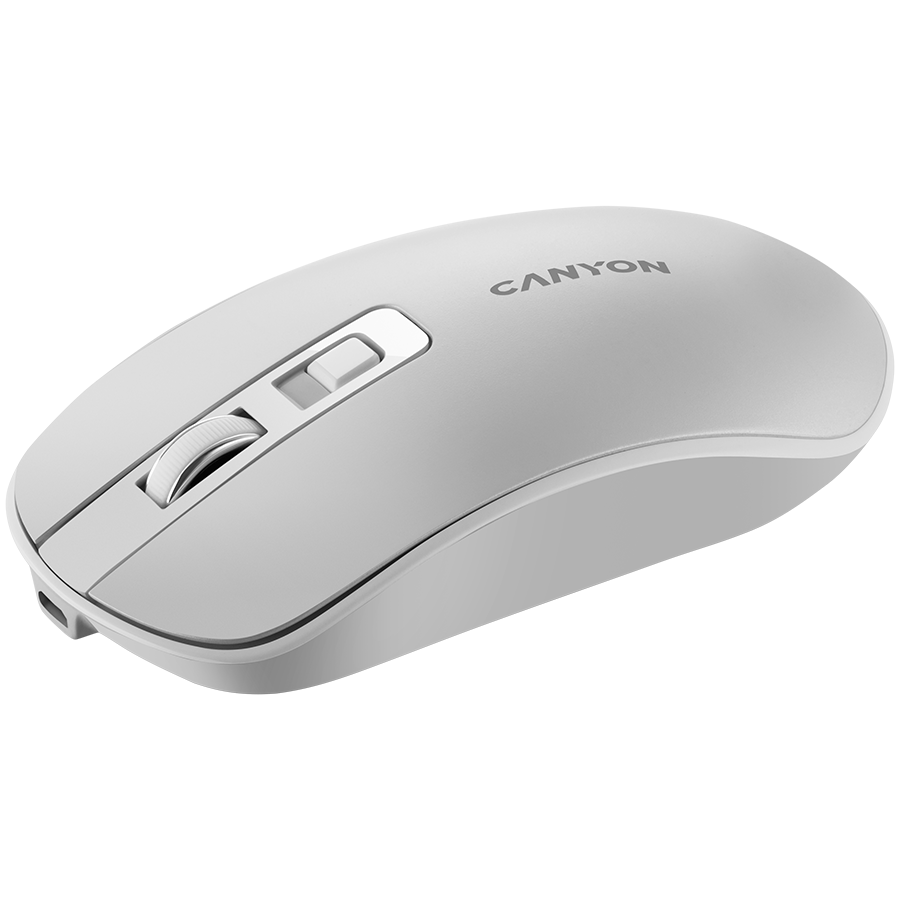 CANYON mouse MW-18 Wireless Charge Pearl White - Slika 3