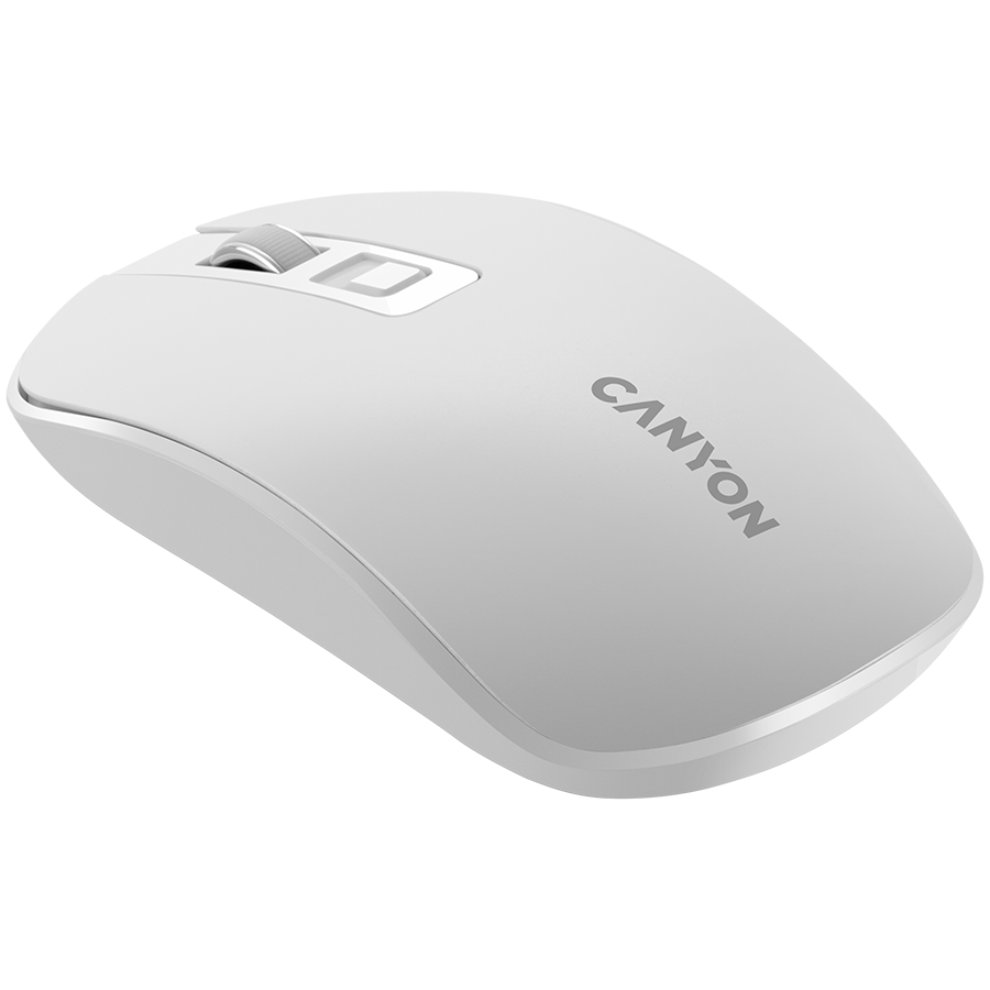 CANYON mouse MW-18 Wireless Charge Pearl White - Slika 4