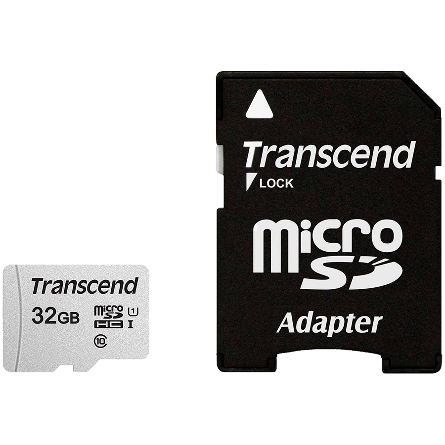 Transcend 32GB UHS-I U1, A1 microSD with Adapter