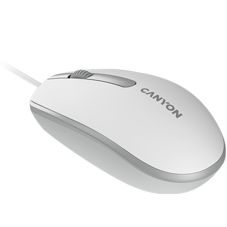CANYON mouse M-10 Wired White Grey - Slika 4