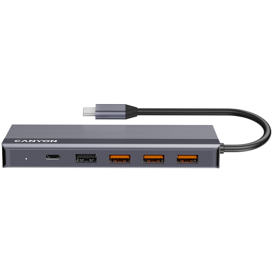 CANYON hub DS-16 13in1 4k USB-C Grey - Slika 4