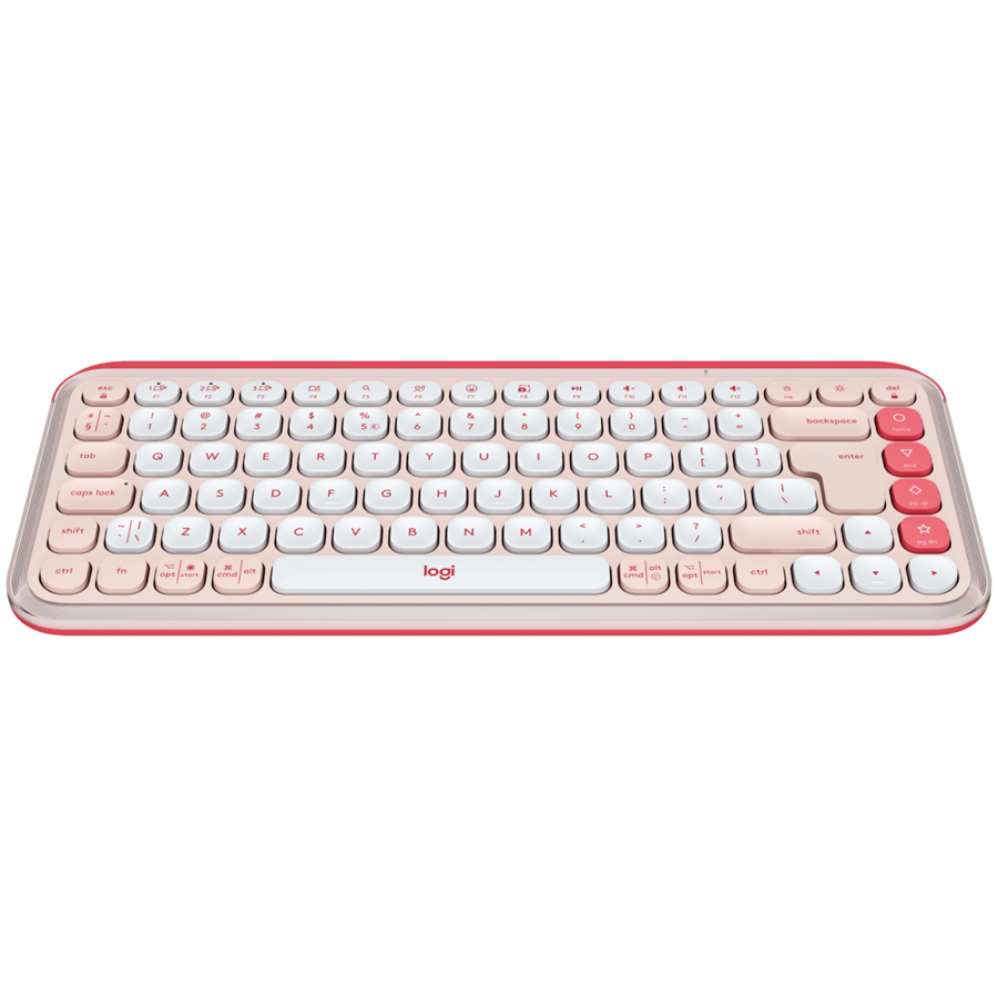 LOGITECH POP ICON KEYS - ROSE - BT - Croatian layout - Slika 2