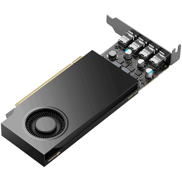 PNY NVIDIA A1000 8GB LowProfile OEM Version, PCI-Express 4.0 x16, LP, 8 GB GDDR6 128-bit, 4x Mini DP 1.4, 1x LP bracket - Slika 2