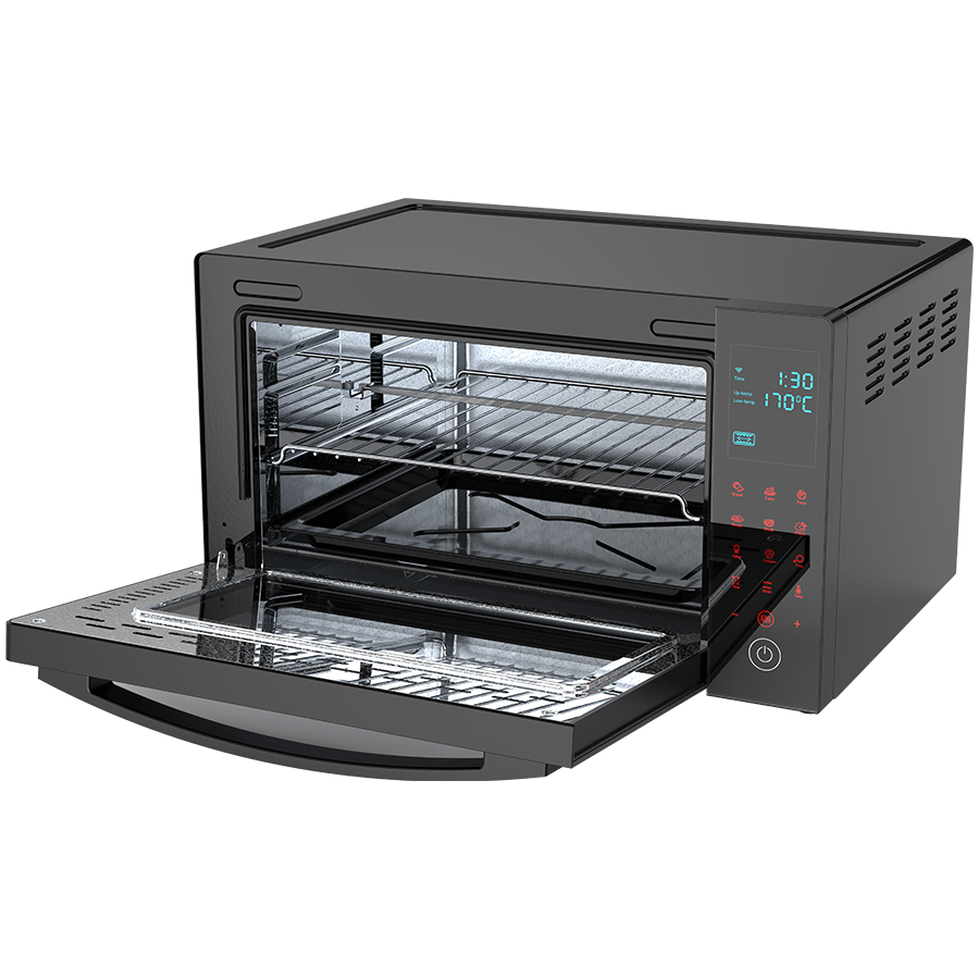 AENO Electric Oven EO1: 1600W, 30L, 6 automatic programs+Defrost+Proofing Dough, Grill, Convection, 6 Heating Modes, Double-Glass Door, Timer 120min, LCD-display - Slika 5