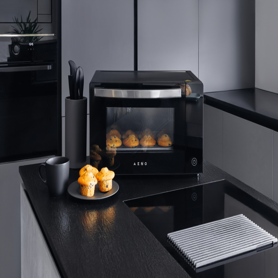 AENO Electric Oven EO1: 1600W, 30L, 6 automatic programs+Defrost+Proofing Dough, Grill, Convection, 6 Heating Modes, Double-Glass Door, Timer 120min, LCD-display - Slika 9