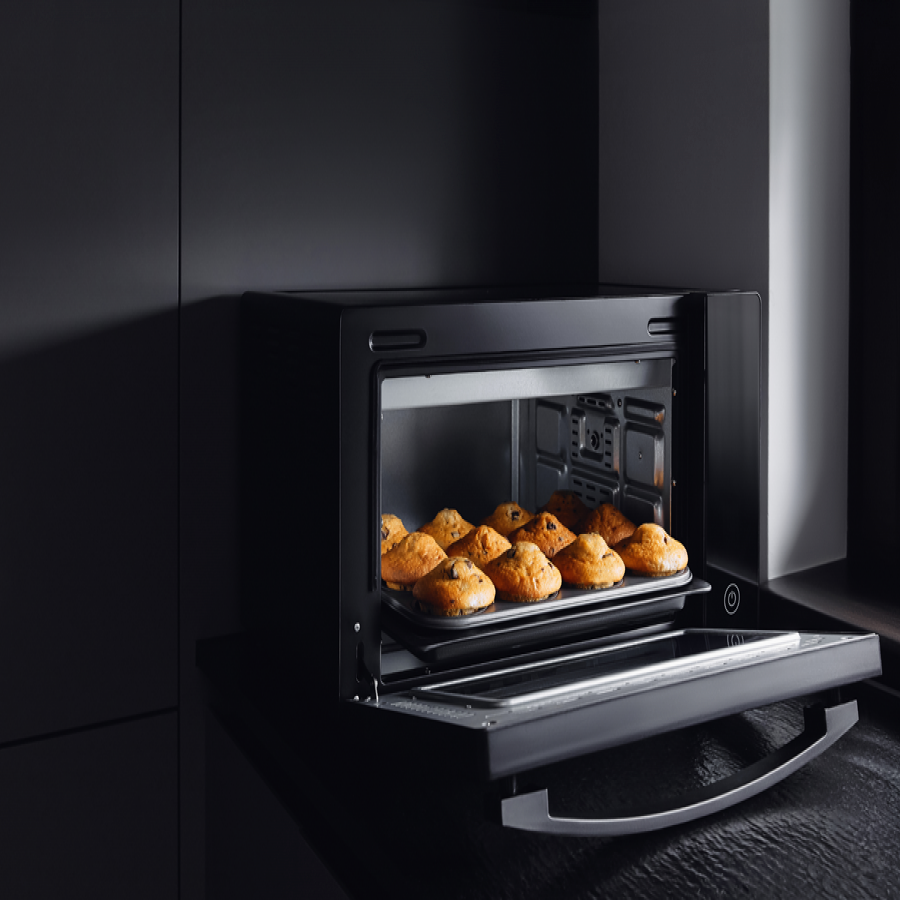 AENO Electric Oven EO1: 1600W, 30L, 6 automatic programs+Defrost+Proofing Dough, Grill, Convection, 6 Heating Modes, Double-Glass Door, Timer 120min, LCD-display - Slika 10