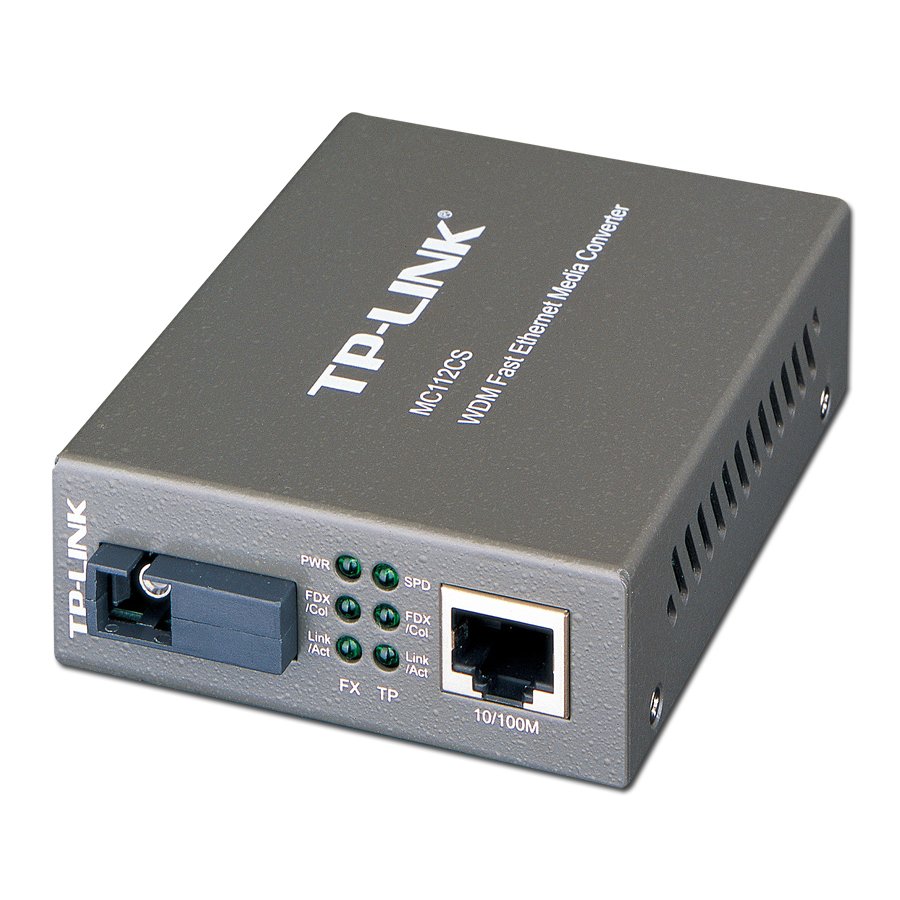 Media Filter TP-Link MC112CS, 1 x 100M SC port, 1 x 100M RJ45 port (Auto MDI/MDIX), 1310nm Tx/1550nm Rx, Half/Full-Duplex transfer mode for FX port, Full Duplex Flow Control (IEEE 802.3x), Half Duplex Flow Control (Backpressure) - Slika 4