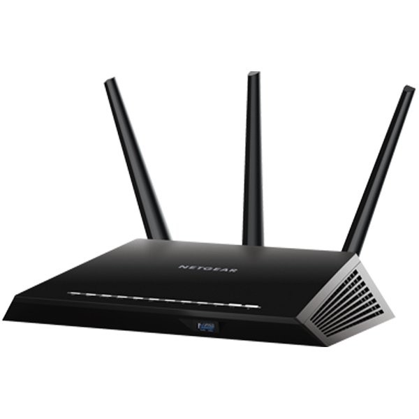 Netgear R7000 AC1900 Dual band Gigabit Wireless Smart WiFi Router (600 + 1300 Mbps), 1xUSB 3.0, 1xUSB 2.0, 4x1GBLAN, 1x1GBWAN , DLNA, DualCore 1GHz cpu, 128MB flash, 256MB RAM, On/off LED lights option