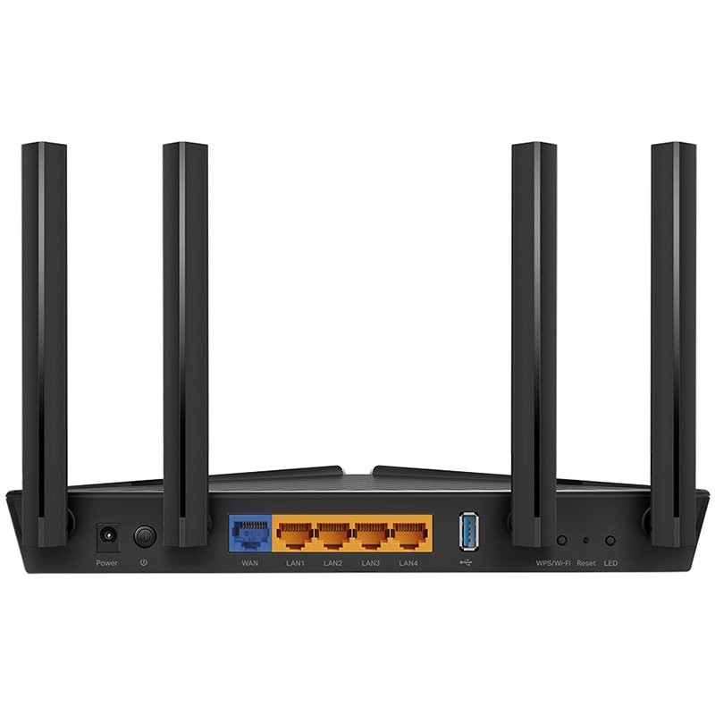 AX3000 Dual Band Wireless Gigabit Router, Next-Gen Gigabit Wi-Fi 6, 2402Mbps at 5G and 574Mbps at 2.4G, Dual-Core Intel CPU, 1*USB 3.0 Port, 4 external antennas, support NitroQAM,OFDMA,MU-MIMO,Airtime Fairness,Beamforming, support Russia PPTP/L2TP/PP - Slika 2